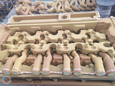 صندوق قشرة رمل مطلي